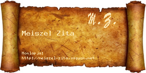 Meiszel Zita névjegykártya